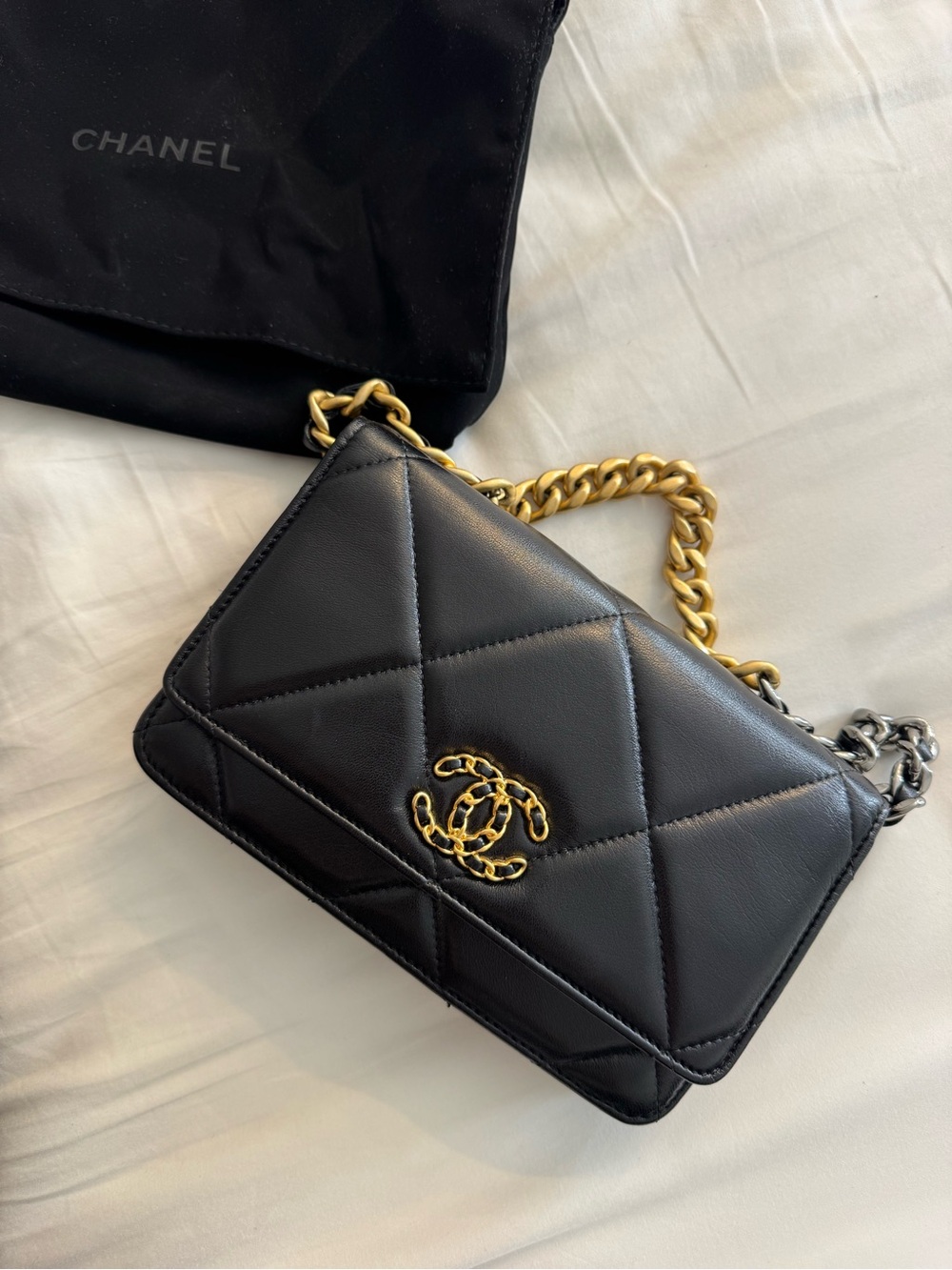 CHANEL 19 WOC Quilted Mini Shoulder Bag